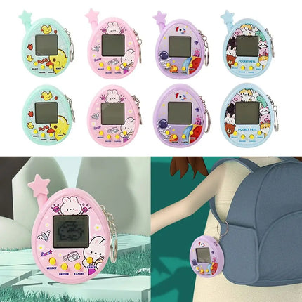 Children  key Chain Pocket Nostalgic Electronic Pet Machine Virtual Network Pet Development Game