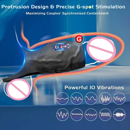 Vibrating Penis Sleeve Cock Ring Simulation Pattern Powerful Vibration Stimulation Delay Ejaculation Sex Toys Intimate Vibrators