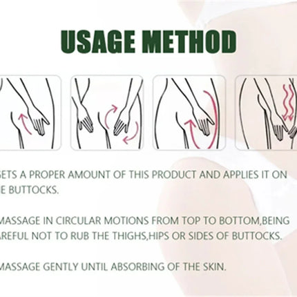 Buttock Enlargement Cream Butt Lift Up Firming Essential Oil Big Ass Enhance Hip Growth Tighten Shaping Sexy Body Care For Women