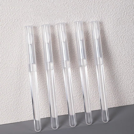 1/3/10pcs Portable Silicone Lip Brush with Cover Soft Multifunction Lip Balm Applicator Lipstick Lipgloss Makeup Brush Reusable