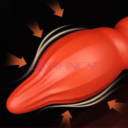 Super 12cm Huge Inflatable Anal Plug Silicone Big Butt Plug Sex Toys BDSM Women Men Inflatable  Anal Dilation Dildo Masturbation