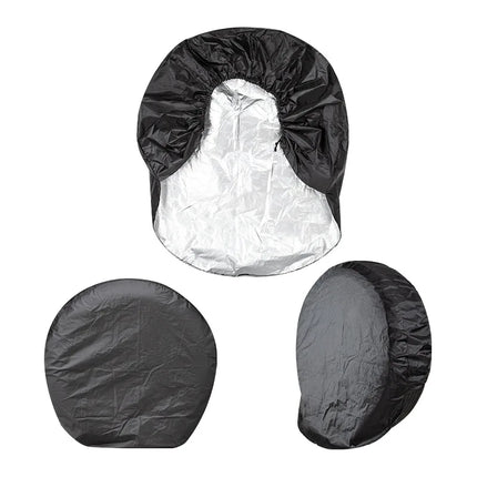 4pcs Universal Wheel Tire Covers Waterproof Oxford UV Sun Protectors Wheel Tire Covers for Camper Car Truck 27-32 inch