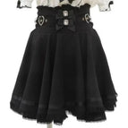 3408 black skirt / S