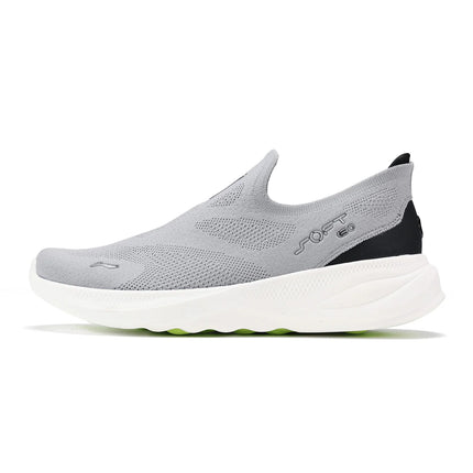 Li-Ning Men's SOFT GO 2 KNIT Slip-on Casual Walking Shoes Cushion Comfy Stable LiNing Mesh Jogging Daily Sports Sneakers AGLV017
