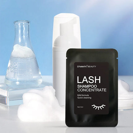 Eyelash Cleansing Mousse Eyelash Shampoo Concentrate Mousse Gentle No Stimulation Eyelash Extension Remover 60ml Makeup Tools