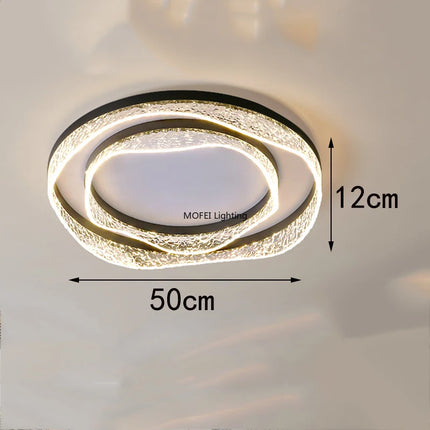 Nordic Minimalist LED Ceiling Light Modern Home Decor Fixture for Living Room Bedroom Salon Practical Interior Lighting Lamparas