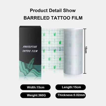 10M Tattoo Bandage Roll Transparent Tattoo Film Waterproof Protective Skin Wound Repair Film Tattoo Wrap Roll Tattoo Accessories