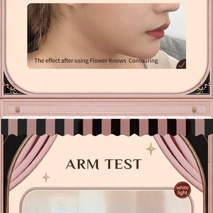 Original Flower Knows Chocolate Wonder-Shop Highlighter Contour Powder Face Palette For Women Bronzer Illuminator Highend Makeup