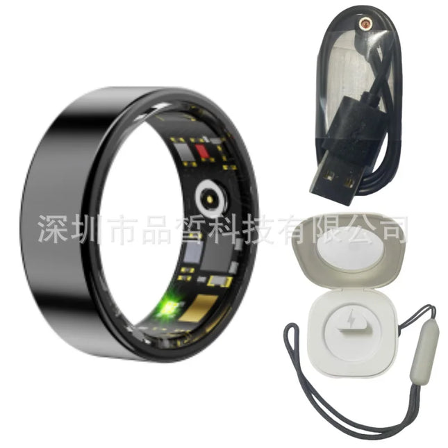 New Heart Rate Sleep Blood Oxygen Monitoring Adding Friends Remote Care Exercise Step Counting Photography Smart Ring Hot 2026