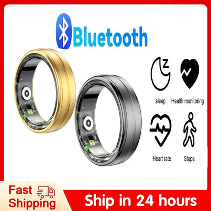 R06 Smart Ring Men Women Blood Pressure Sleep Heart Rate Health Monitor Smartring Waterproof Smart Rings Sports For Android IOS