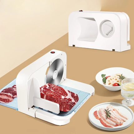 Adjustable 1-15mm Home Meat Slicer Mutton Beef Roll Cutter Foldable Heavy Duty Semi Automatic Vegetable Shredder Electric