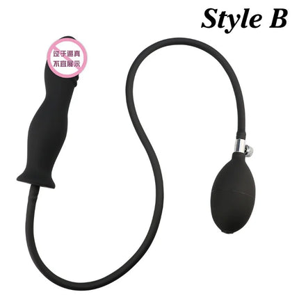 Silicone Inflatable Butt Plug Removable Pump for Anal Stretch Large Anal Plug Anal Trainer Anal Dildo Buttplugs Anal Sex Toys