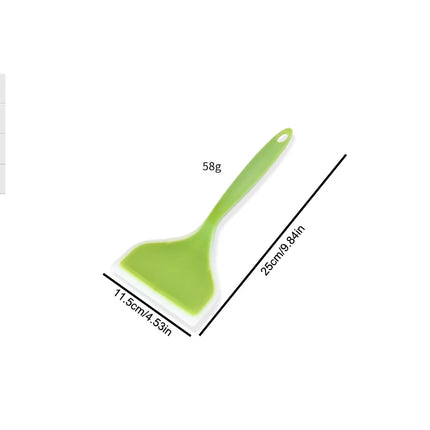 1PC Silicone Spatula Wide Mouth Non-stick Scraper Steak Beef Egg Cooking Spatula Pancake Baking Tools Kitchen Cooking Shovel