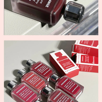 Punk Juice Red Lip Gloss Black Mirror Water Light Lip Glaze Jelly Glass Lip Oil Waterproof Lipstick Nude Clear Tint Makeup