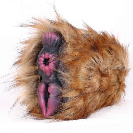 GEEBA Ship From U.S. Warehouse Animal Dog Silicone Penis Onahole Fantasy Male Masturbator Pocket Pussy Stroker Realistic Vagina