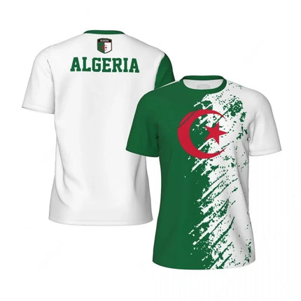3d Printed Algeria Football T-shirt For Men Fashion Oversized T Shirt Summer Sports Fitness Tees Street Casual Short Sleeves