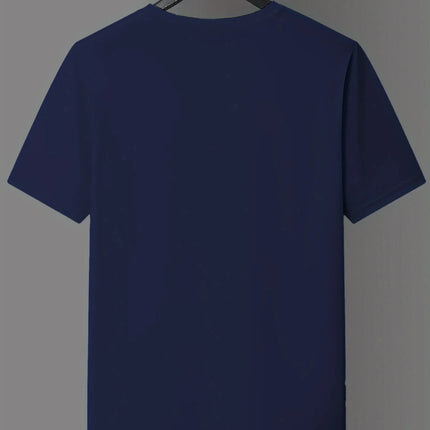 Men's Lion Lonsdale Print Short-Sleeve T-Shirt, Summer Loose and Comfortable Pure Cotton Street Style Oversized