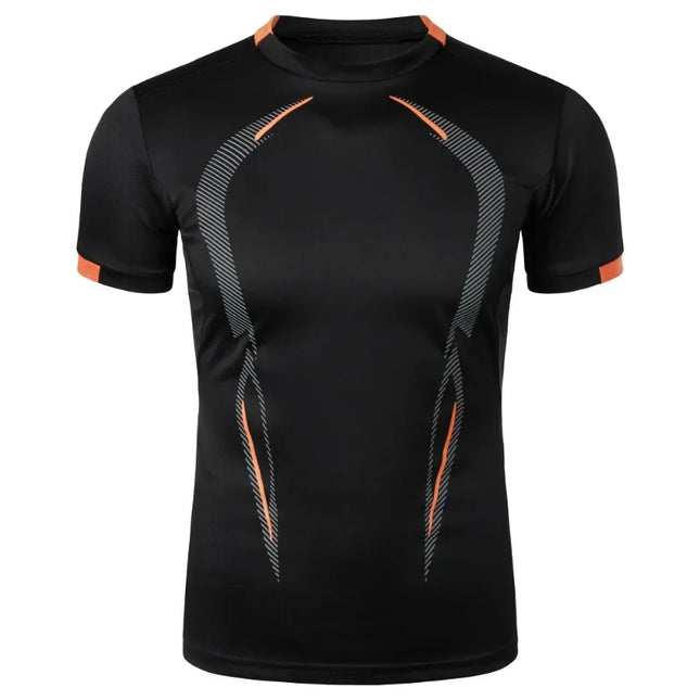 Summer Gym Breathable T Shirt Men Quick Drying Jogging Tops Men Lightweight Training Tees Fitness Tops Running Sweatwear