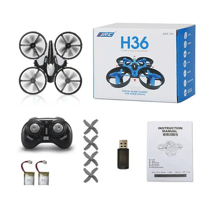 H36 RC Drone Quadcopter 3D Flip Pocket Remote Control Helicopter Plane RC Dron Quadcopter Toys Christmas Gift for Kids JJRC H36