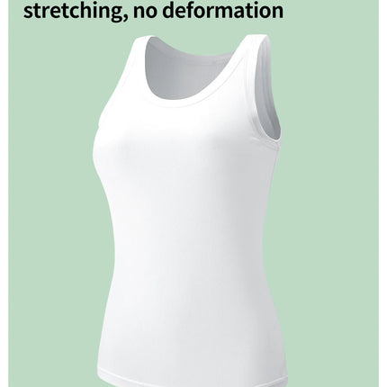 1/3 Piece Four Seasons Thin Solid Color Camisole for Young Women Plus Size Comfortable and Sexy T-shirt Shirt Casual