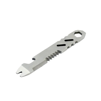 New Mini Stainless Steel Multifunctional Pry Bar, Mini EDC Hex Wrench, Bottle Opener, Portable Outdoor Bicycle Repair Tool