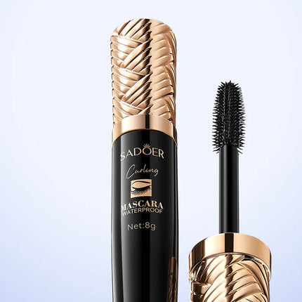 5D Waterproof Mascara Lengthens Eyelashes Extension Black Silk Fiber Mascara Female Makeup Cosmetic Waterproof Mascara