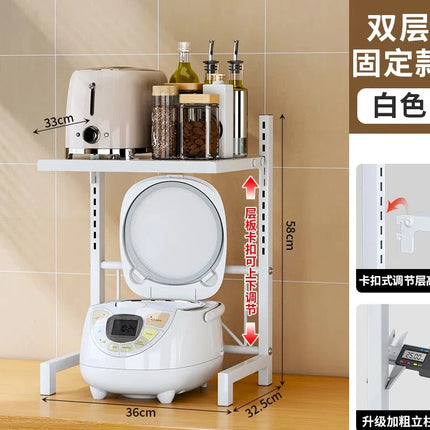 Adjustable Kitchen Rack / Étagère Cuisine Réglable