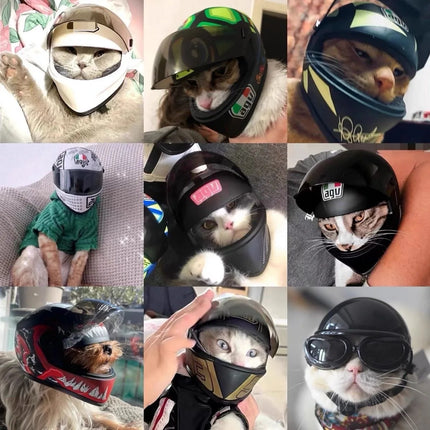 Pet Helmet For Cats Small Dogs Chinese Lion Dance Pattern ABS Buckle Outdoor Travel Photo Prop