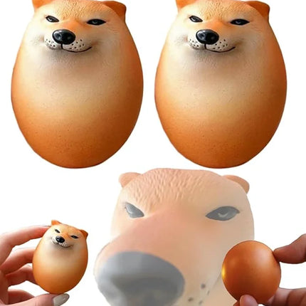 Dog Squishy Egg Toys !   Shibako Egg Shiba Inu Egg Slow Rising Squishy - Dog Egg Toy Stress Relief - Dog Eggs Decompression Toy