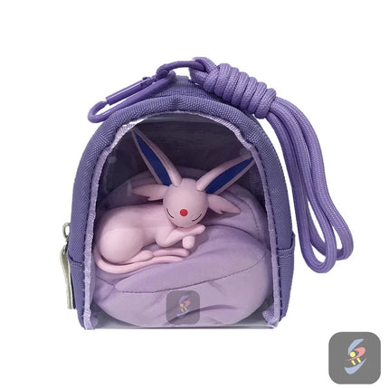 Pokemon Diy Sofa Sleeping Position Backpack Hanging Ornament Fairy Eevee Snorlax Jirachi Trendy Toys Decoration Collectible Gift