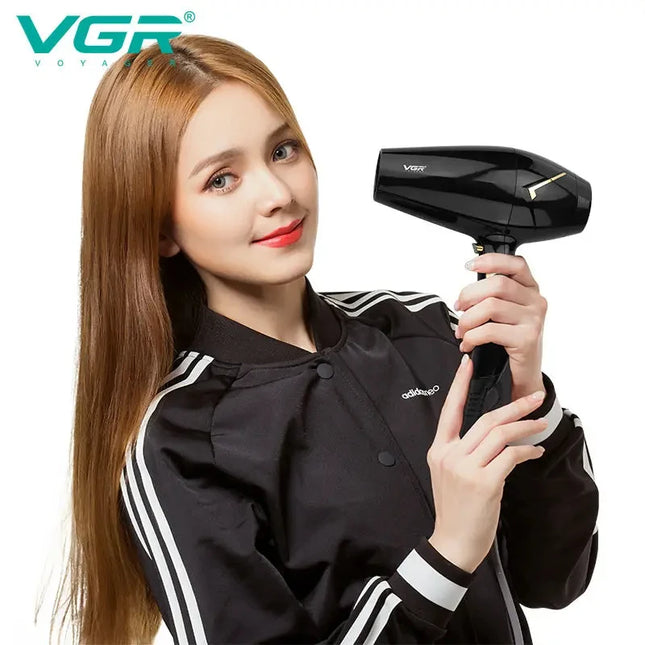 VGR convenient hair dryer, high-power hair salon and household hair dryer, cold and hot air, negative ion, quick drying hair dryer V-423