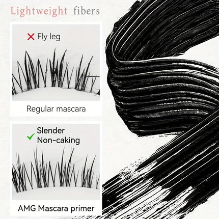 Steel Pipe Spiral Material Mascara,1pc/2pcs/3pcs/5pcs Mascara Base,Special Spiral Brush Head,24hour Lasting Lashes Primer Makeup