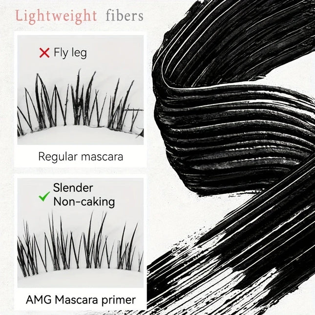 Steel Pipe Spiral Material Mascara,1pc/2pcs/3pcs/5pcs Mascara Base,Special Spiral Brush Head,24hour Lasting Lashes Primer Makeup