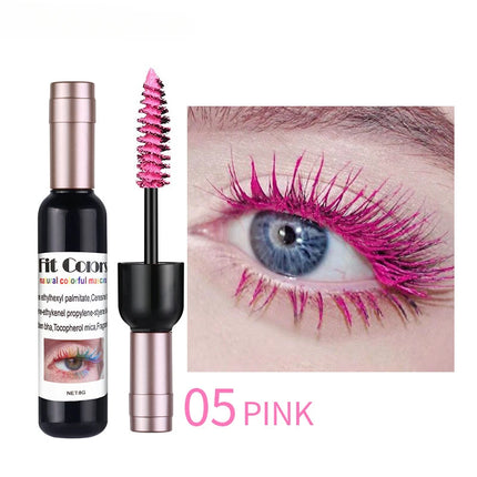 6 Colors Mascara Waterproof Extra Volume Free Shipping Korean Cosmetics Makeup Products Blue White Brown Waterproof Mascara