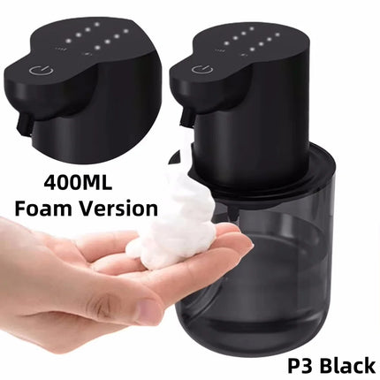 380ml Automatic Foam Soap Dispenser USB Charging Touchless Smart Display Infrared Sensor Foam Soap Dispensers Hand Washer