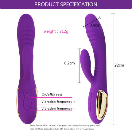 FF Women's Masturbation Toys New Adult Products Charging G-spot Vibration Rod Female Masturbation Massage AV Vibration Rod