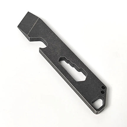 4cr13 Steel EDC Multifunctional Tool Screwdriver Pry Bar Bottle Opener Portable Outdoor Survival Storage Pry Bar Nail Remover