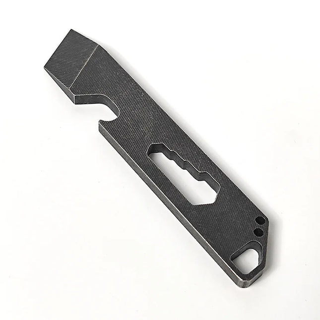 4cr13 Steel EDC Multifunctional Tool Screwdriver Pry Bar Bottle Opener Portable Outdoor Survival Storage Pry Bar Nail Remover