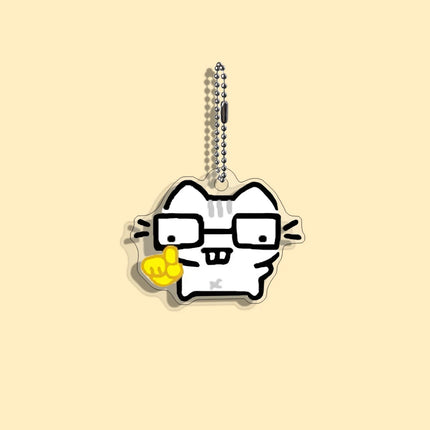 Funny Cat Character Keychain Student Gift Bag Women's Bag Cute Things Gift For Best Friends Wholesale Gifts Kitty