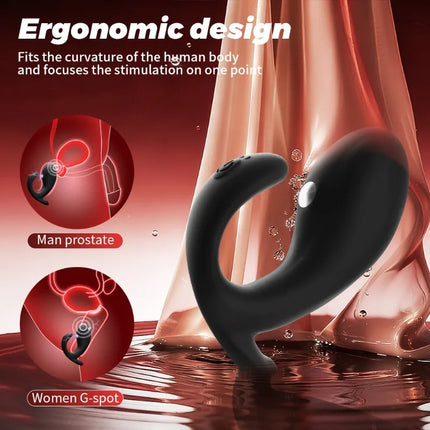 Powerful Wearable Anal Butt Plug Vibrator 12 Vibration 7 Electric Shock Butt Plug With Wireless Remote Sex Toys for Men Women