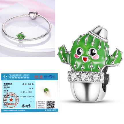 New 925 Sterling Silver Charms Beads Sunflower Flower Daisy Original Charm Pendant Fit Charm Bracelets DIY Jewelry Birthday Gift