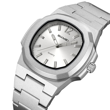Skmei Bracelet Watches for Men Analog Display 50M Waterproof Simple Style Quartz Wristwatch