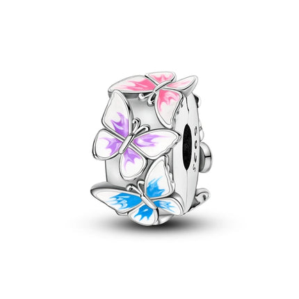 Charms 925 Sterling Silver Cute Cat Collection Charms Beads Paw Print Pendant Beads Fit Original DIY Bracelet Gift Women Jewelry