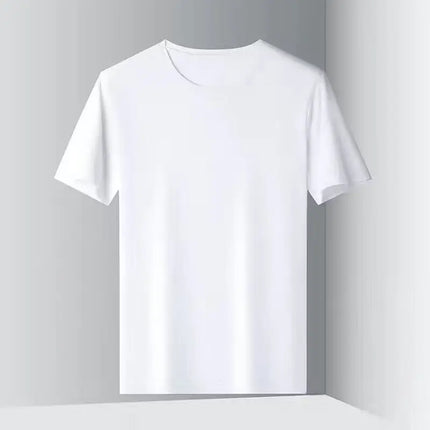 Ice Silk Long Sleeve T-Shirt Men's Summer Thin Mesh Breathable Sun Protection Quick Dry Outdoor Construction Base Shirt Air C...
