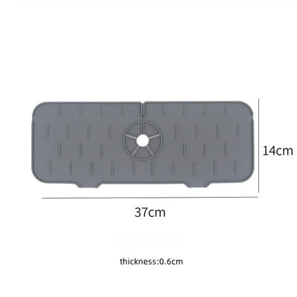 Kitchen Gadgets Silicone Faucet Absorbent Pad Shelf Sink Splash Catcher Countertop Protective Mat Bathroom Drain Mat Acceesories