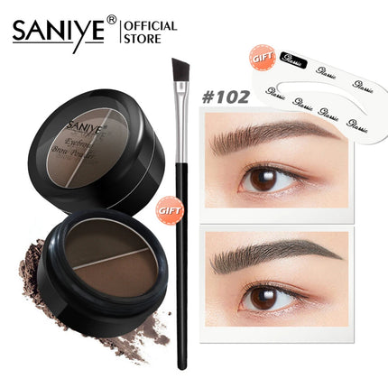 Lazy Eyebrow Powder Palette Kit 3D Thrush Natural Eyebrow Enhancers High Color Rendering Waterproof Lasting Eyes Makeup Cosmetic