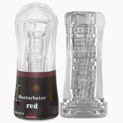 Transparent Vagina Adult Endurance Exercise Adult supplies Vacuum Pocket Cup Male Masturbator Cup Soft Pussy Sex Toys for Men