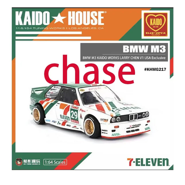 Kaido House MINIGT 1:64 BMW M3 KAIDO WORKS LARRY CHEN V1 USA Exclusive Alloy Die Cast Car Model Gift
