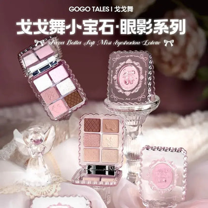 Gogotales Gem Series Eyeshadow Disc Ballet Swan Earth Color Korean Daily Light Makeup Matte Pure Sexy Portable Eyeshadow Makeup