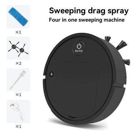 Lenovo 4 In 1 Spray Sweeping Robot Mopping & Vacuuming Strong Clean Air Purification Intelligent Robot Household Appliance